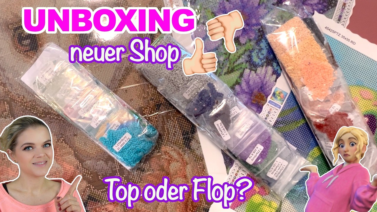 TOP oder FLOP? NEUER SHOP! ArtBusy DIAMOND PAINTING UNBOXING