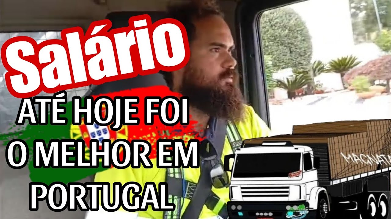 SALÁRIO MOTORISTA PESADOS EM PORTUGAL
