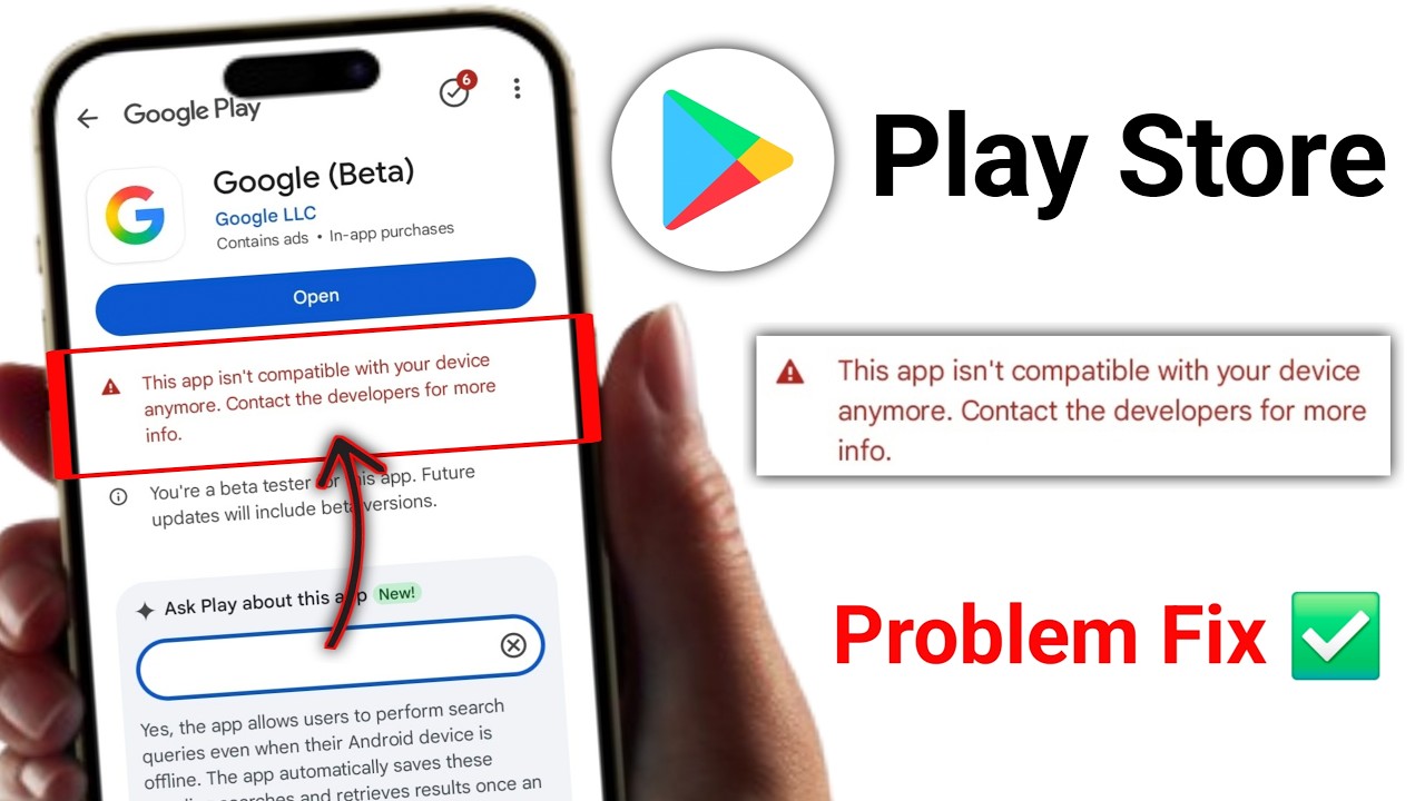 How to Fix &ldquo;This App Isn&rsquo;t Compatible With Your Device Anymore&rdquo; Error (2026)
