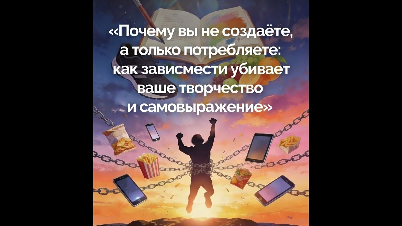 😱 ПОЧЕМУ ТЫ ВСЁ ЕЩЁ ТОЛЬКО СМОТРИШЬ, А НЕ СОЗДАЁШЬ? Твоя зависимость уже убила твоё творчество!