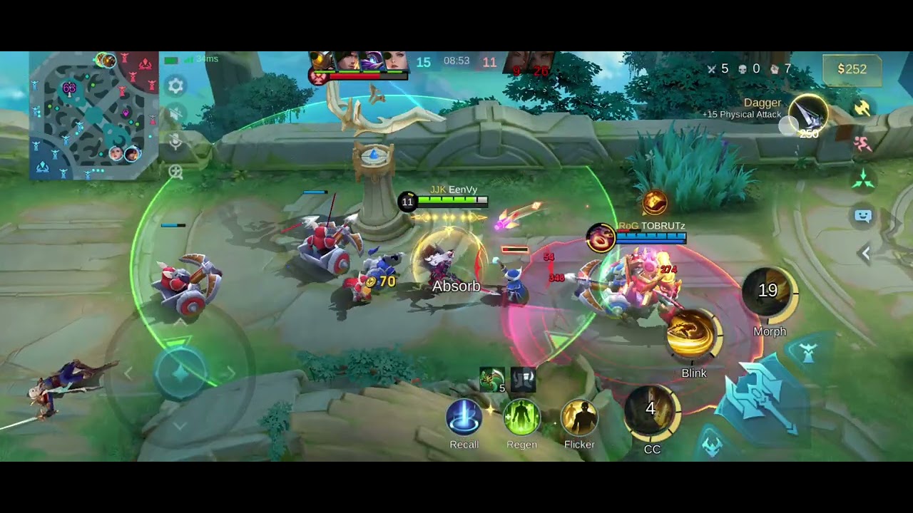 FREYA GOLD LINE VS MINSITHAR GOLD LINE - Mobile Legends