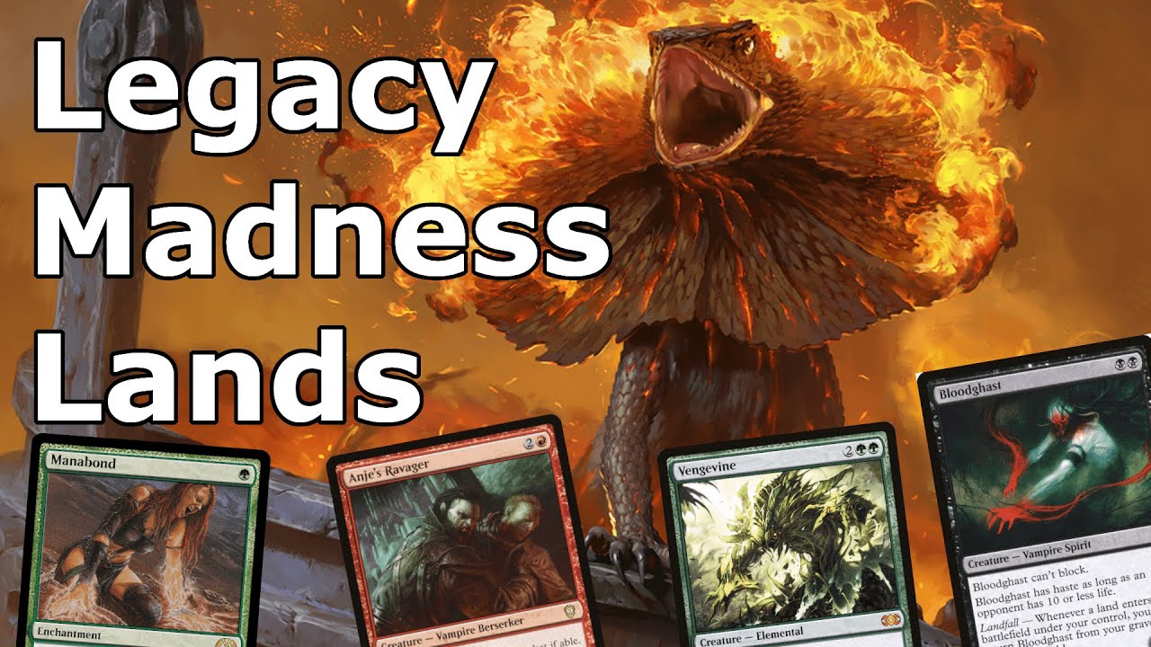 THE ABSOLUTE MADLANDS!  Legacy Grixis Madness Lands with Manabond (MTG Combo / Aggro Deck)