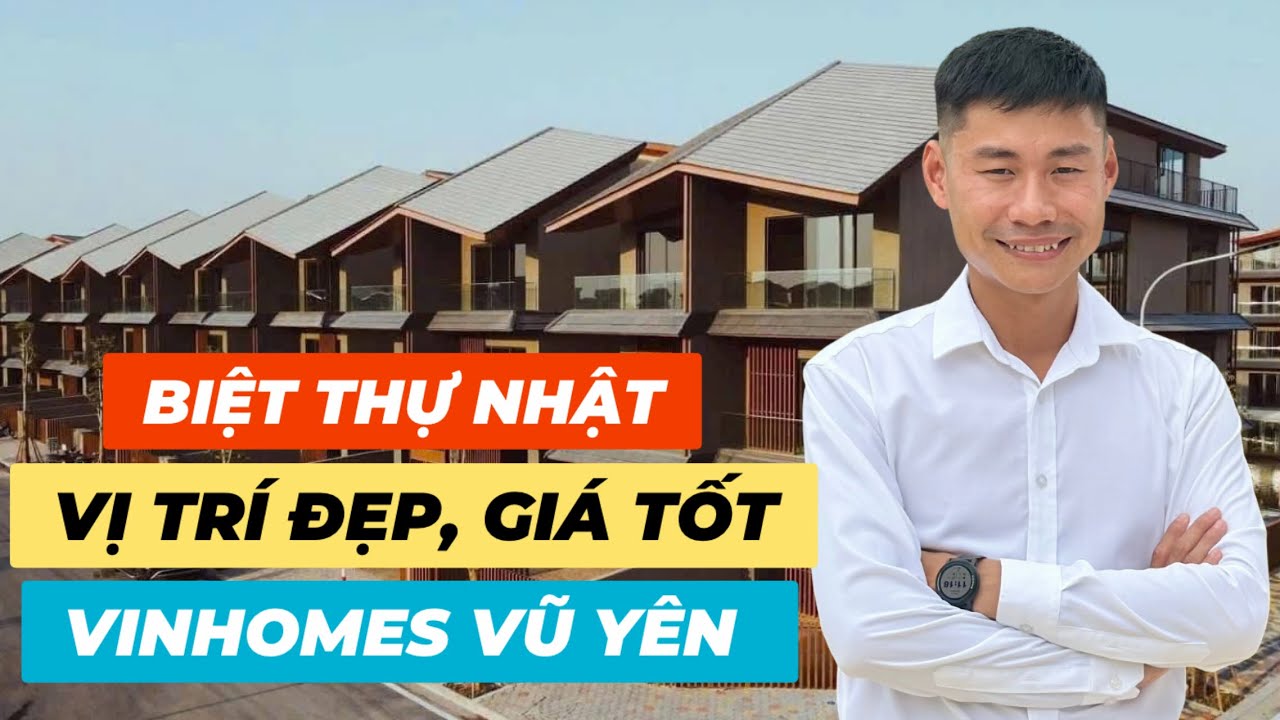 [ TOP 2 ] CĂN BIỆT THỰ SONG LẬP GIÁ TỐT | VINHOMES VŨ YÊN