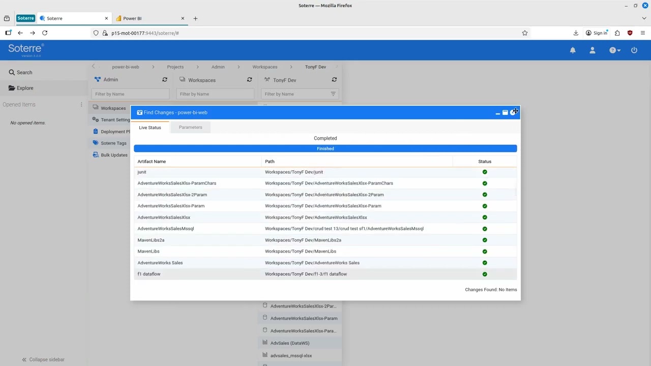 Soterre 3.2 - Power BI Folders