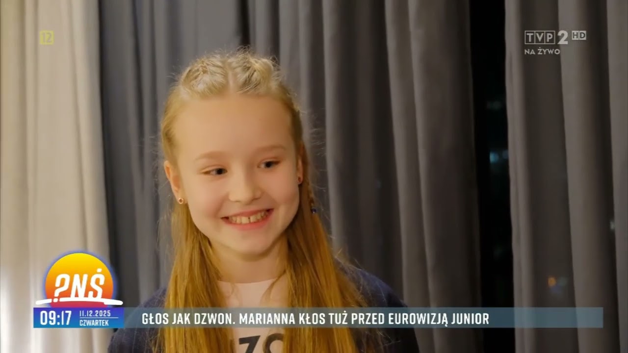 Marianna Kłos - przygotowania taneczne i wokalne do JUNIOR EUROVISION 2025 | Pytanie na śniadanie