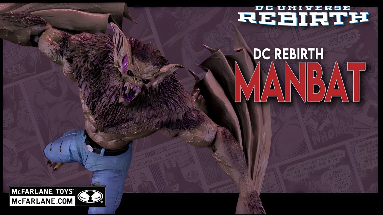 McFarlane Toys DC Multiverse DC Rebirth Manbat Figure @TheReviewSpot