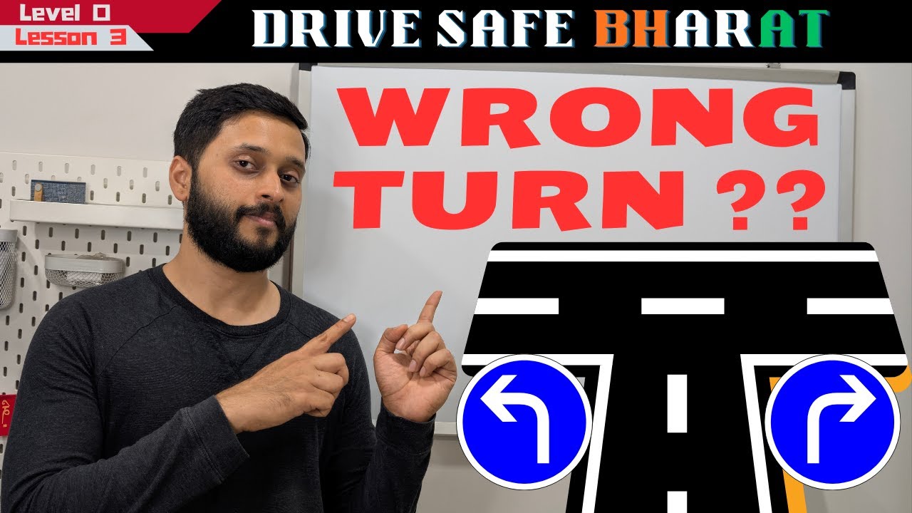 L0 L3 Always turn LEFT, but what is the CORRECT way of TURNING LEFT or RIGHT? #DriveSafeBharat