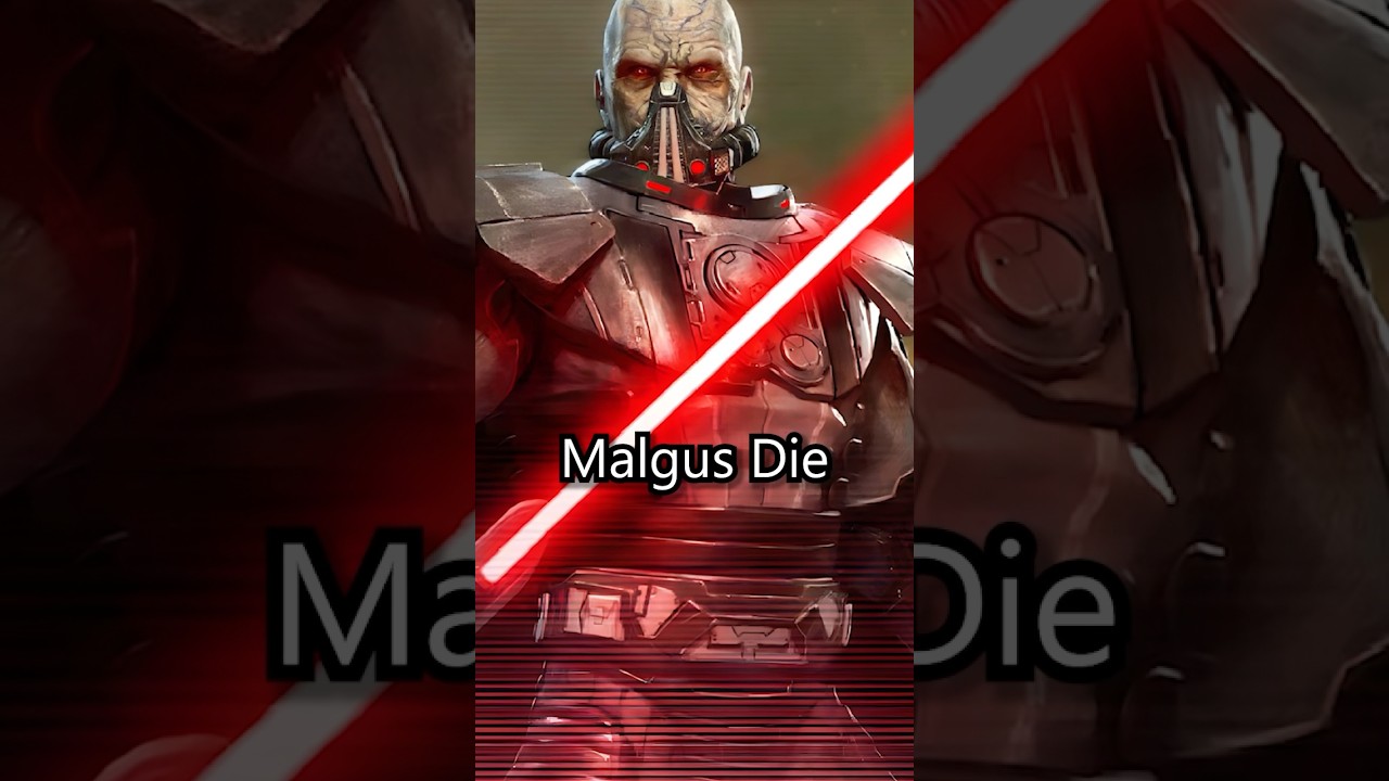 Did you know how Darth Malgus died?