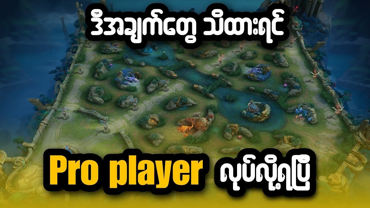 Pro ဖြစ်ချင် ဒါတွေသိထားရမယ်!!
