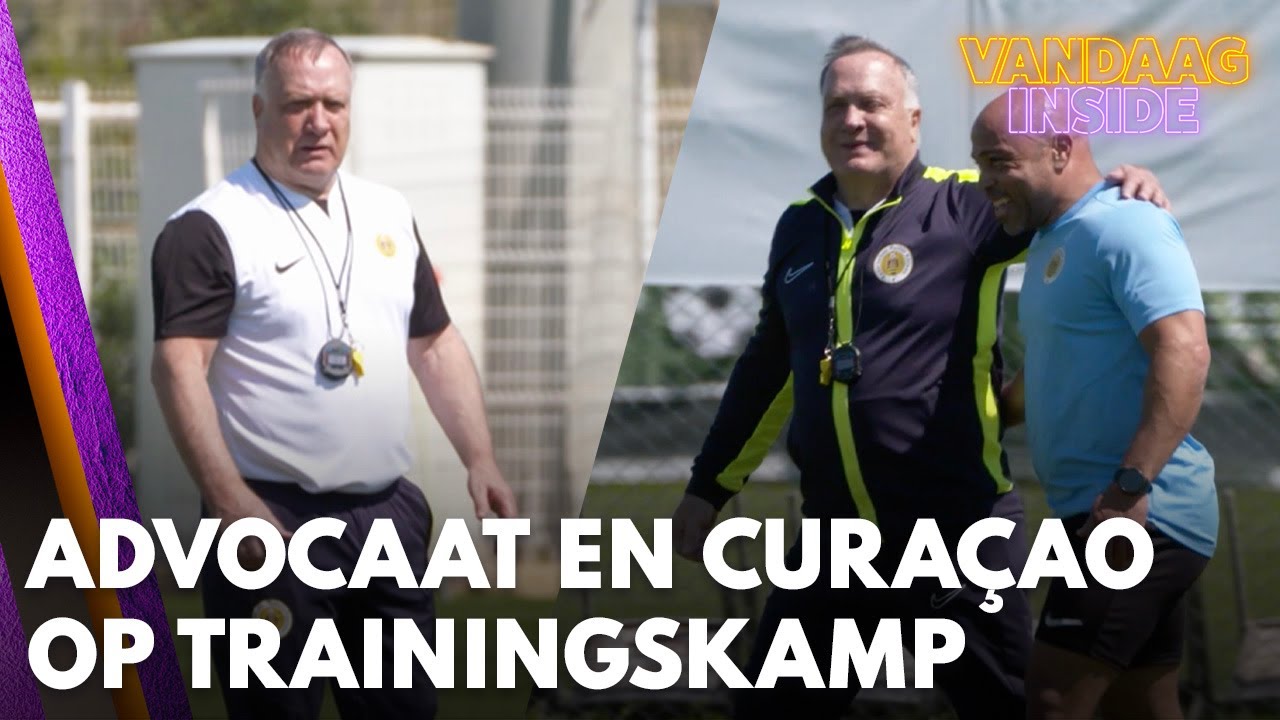 In beeld: Dick Advocaat met selectie Curaçao op trainingskamp in Antalya