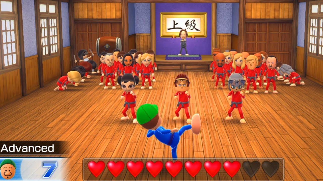 Wii Party U - Dojo Domination Play as Baby Luigi (Advanced COM)