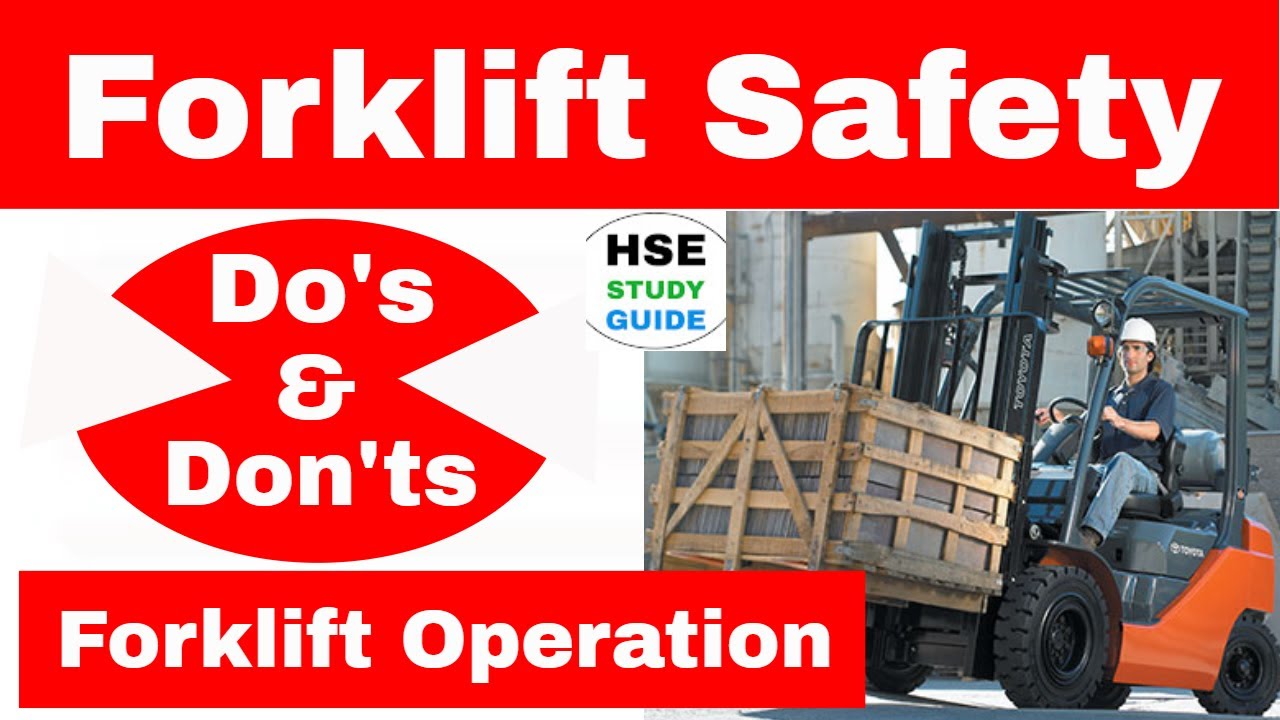 Do's & Don'ts of Forklift operation in hindi | Forklift Safety | HSE STUDY GUIDE