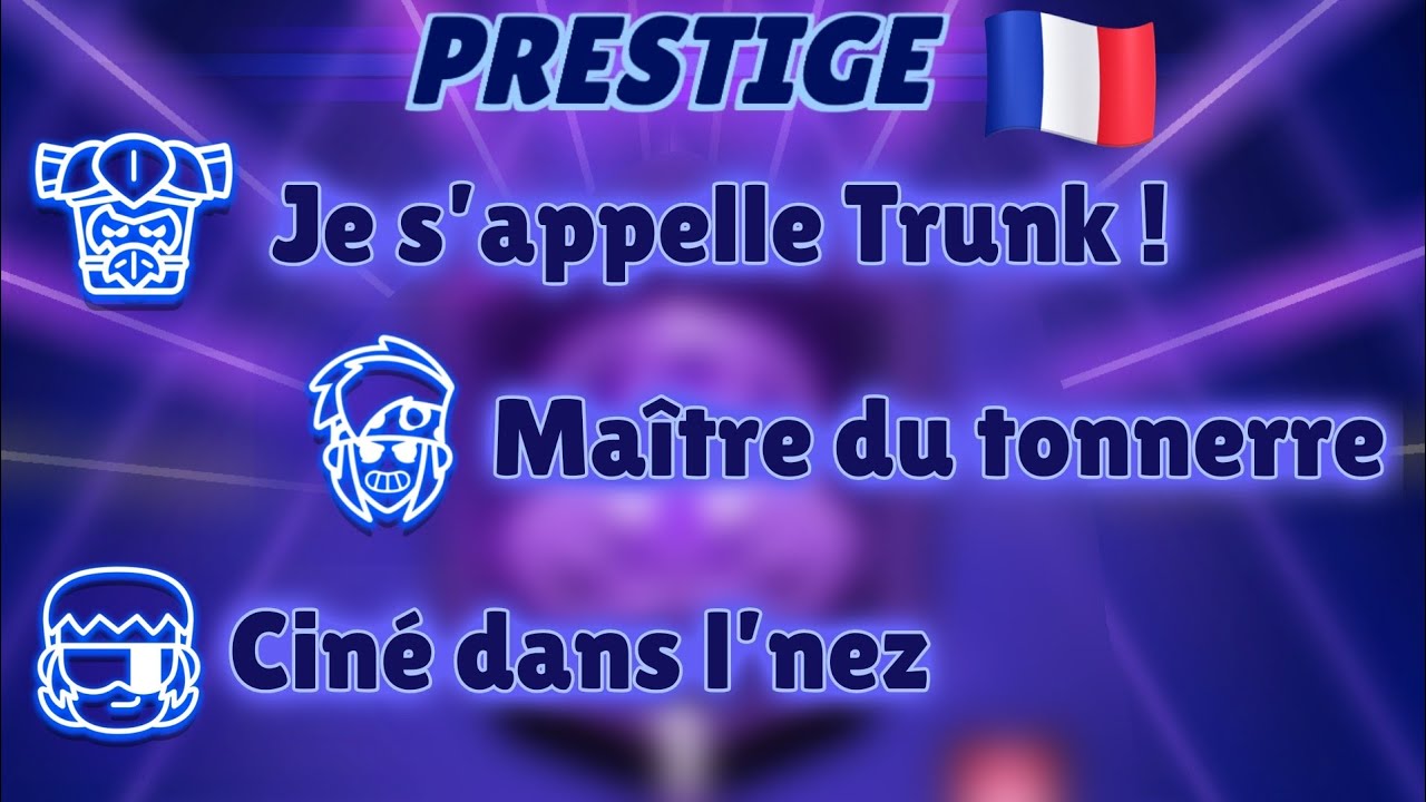 Brawl stars | Tous les titres de prestige en fran&ccedil;ais