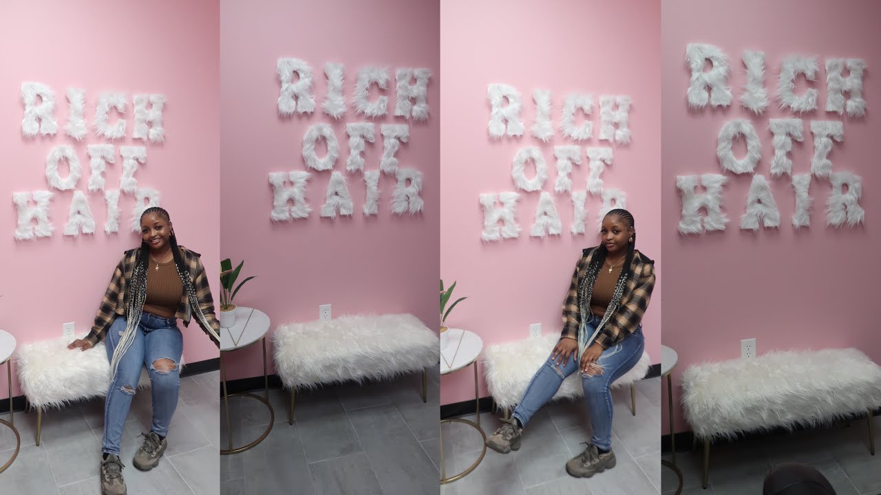 RICH OFF HAIR Furry Letters Tutorial | RICH OF LASHES | RICH OFF NAILS