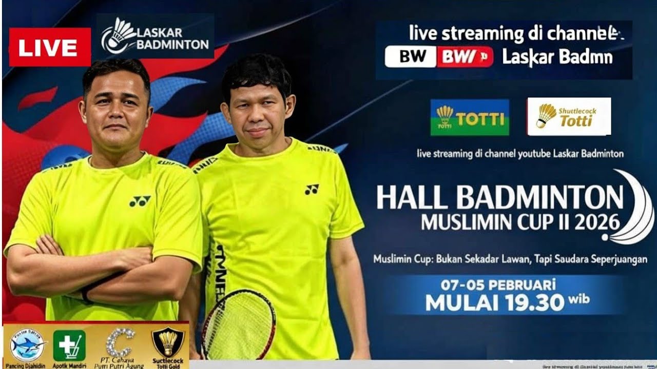 R16🔴Turnamen Badminton Muslimin Cup II 2026
