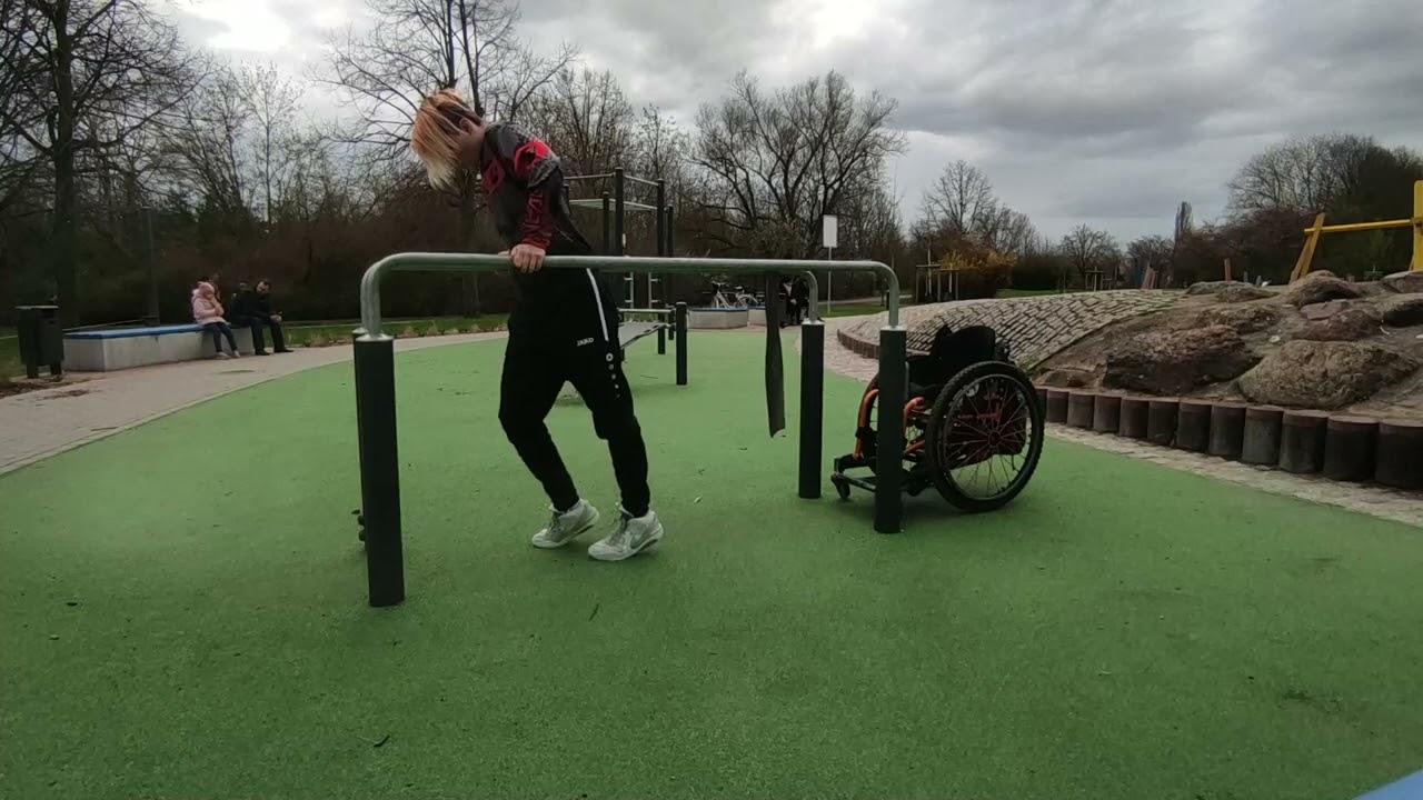 Lauftraining // #tetraplegic // 01.04.2023