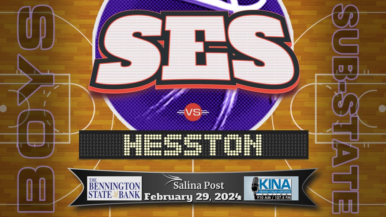 Southeast of Saline Boys Basketball vs Hesston (02/29/24)
