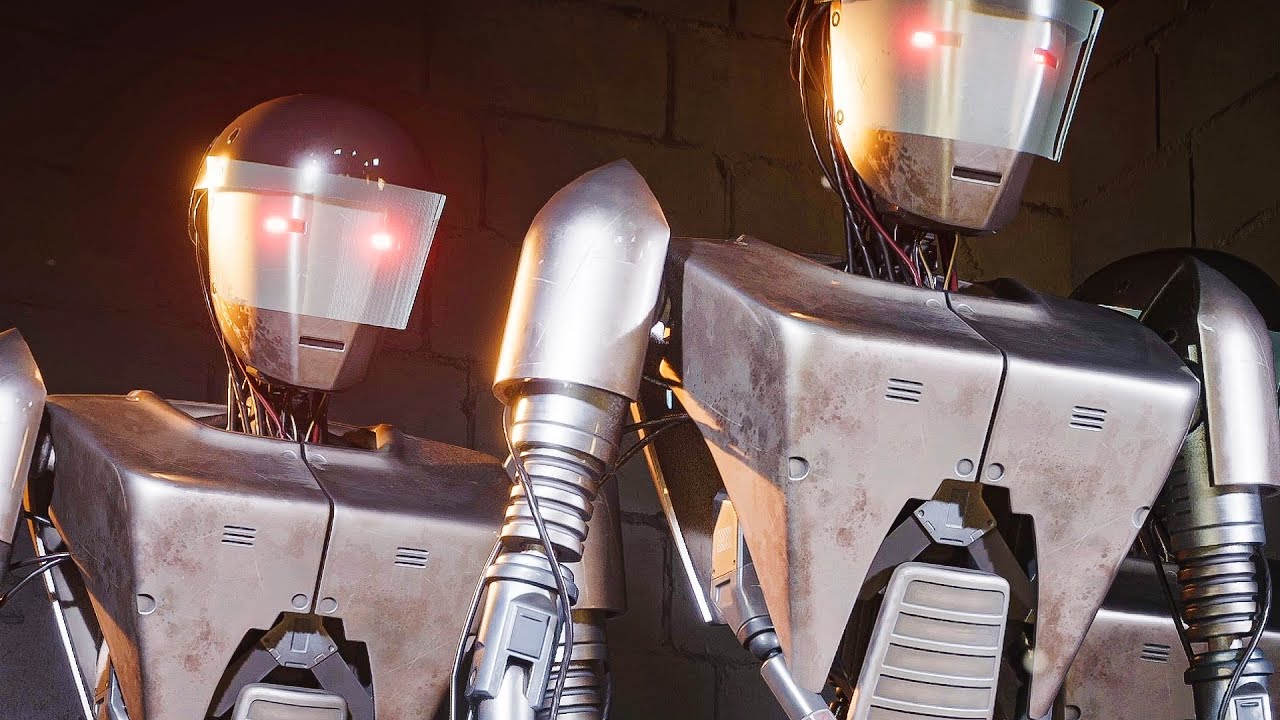 RoboCop Destroys Max Becker's Robots - RoboCop: Rogue City Gameplay