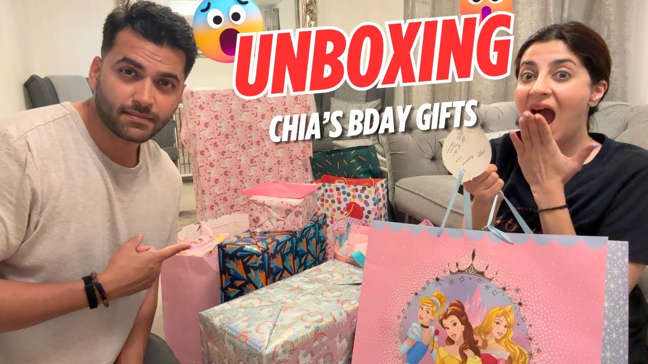 Unboxing ALL of Chia's Birthday Gifts 🎁
