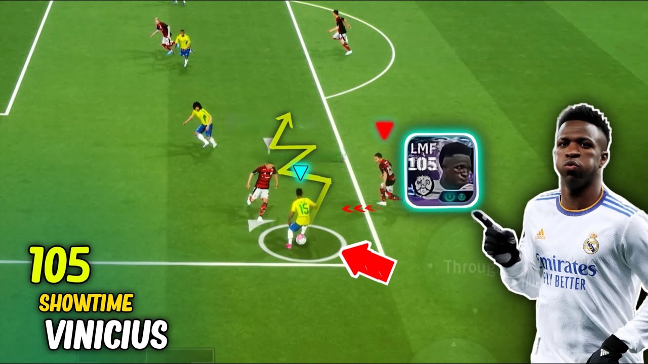 Stooop his dribbling 🔥(105 showtime) vinicius jr review momentum dribbling 