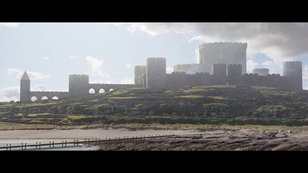 Digital Matte Painting - Fort Sinclair Timelapse