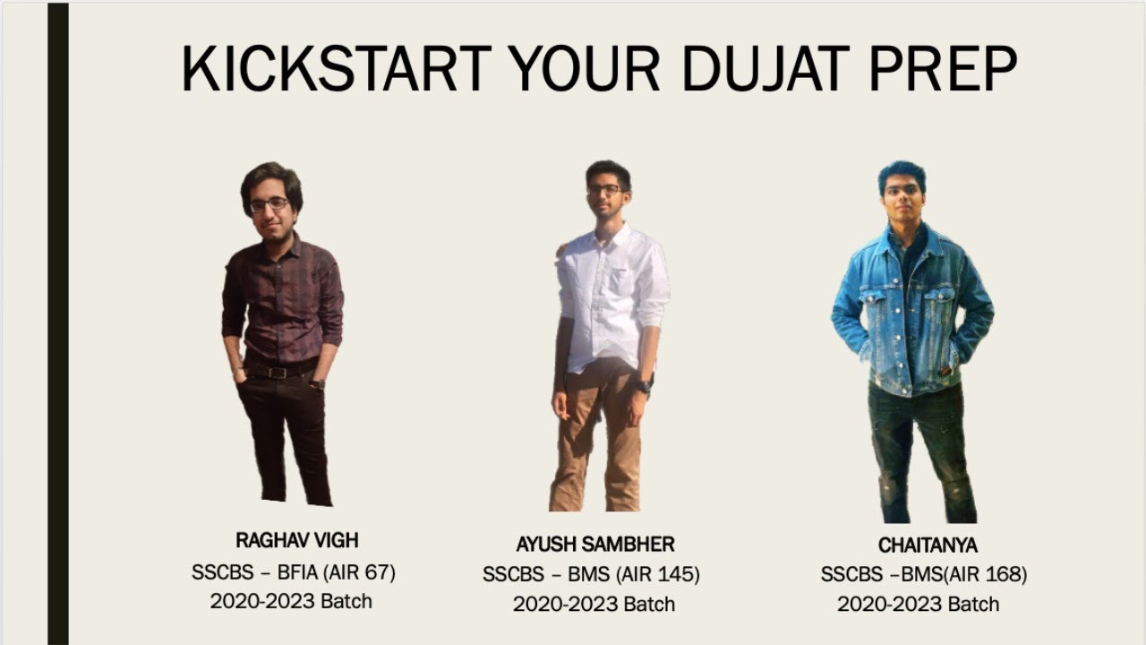 Kickstart your DUJAT prep | Live Strategy by toppers | Ashish Sansanwal