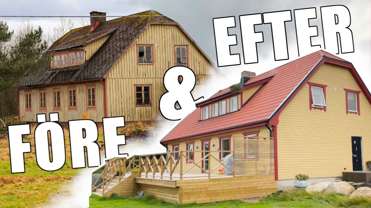 VÅR NYA -HOUSE TOUR- || Före & Efter Renoveringen av BIRKET ♥