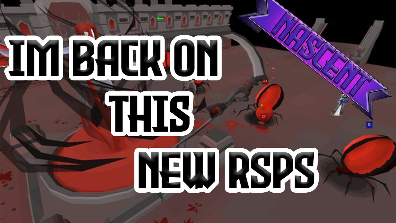 BACK ON THIS OSRS SERVER TO CHECK OUT THE NEW RSPS UPDATES