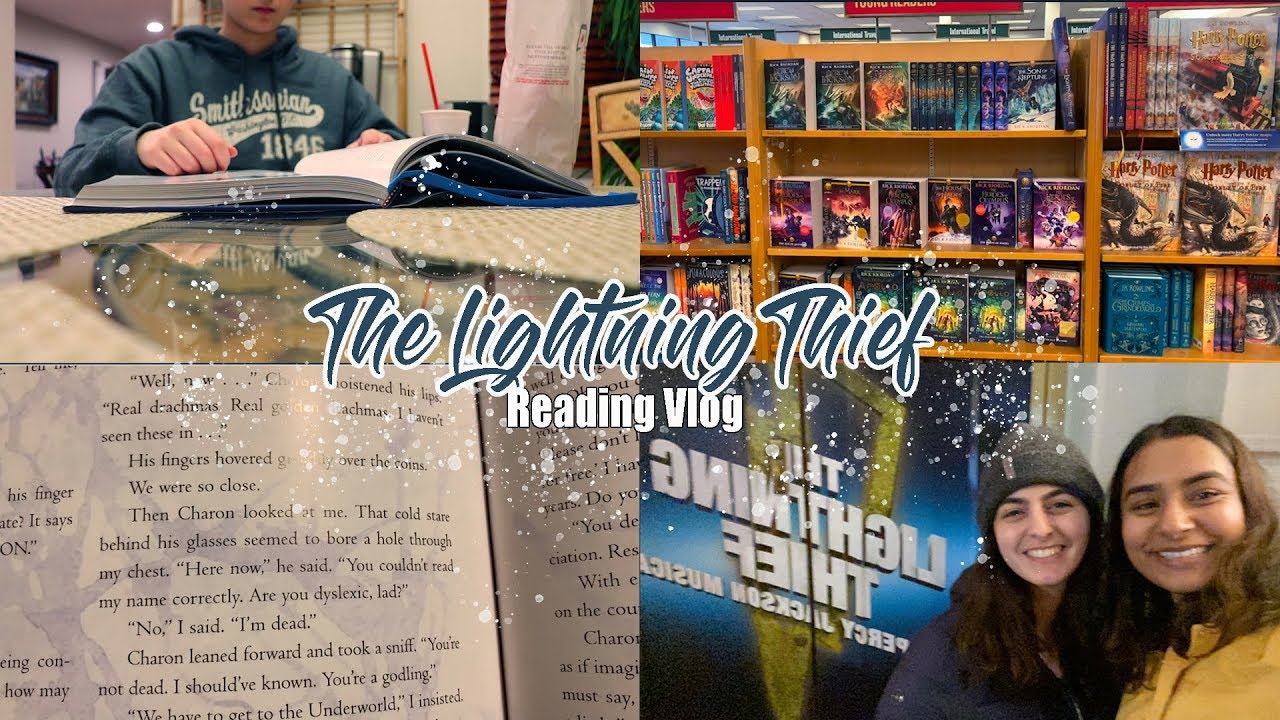 The Lightning Thief Reading Vlog | #demigodathon Week 1