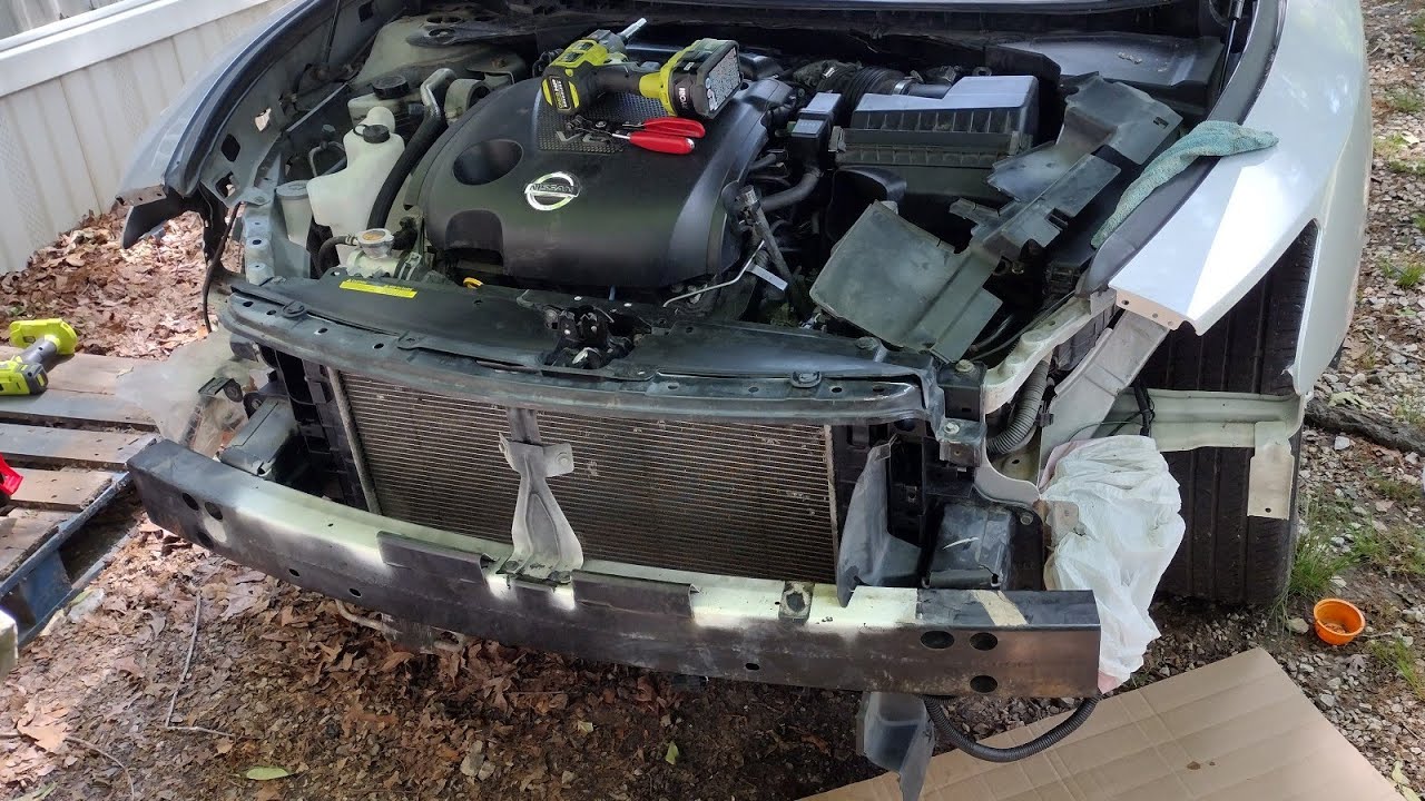 Front Bumper Reinforcement Replacement On 7th Gen Maxima