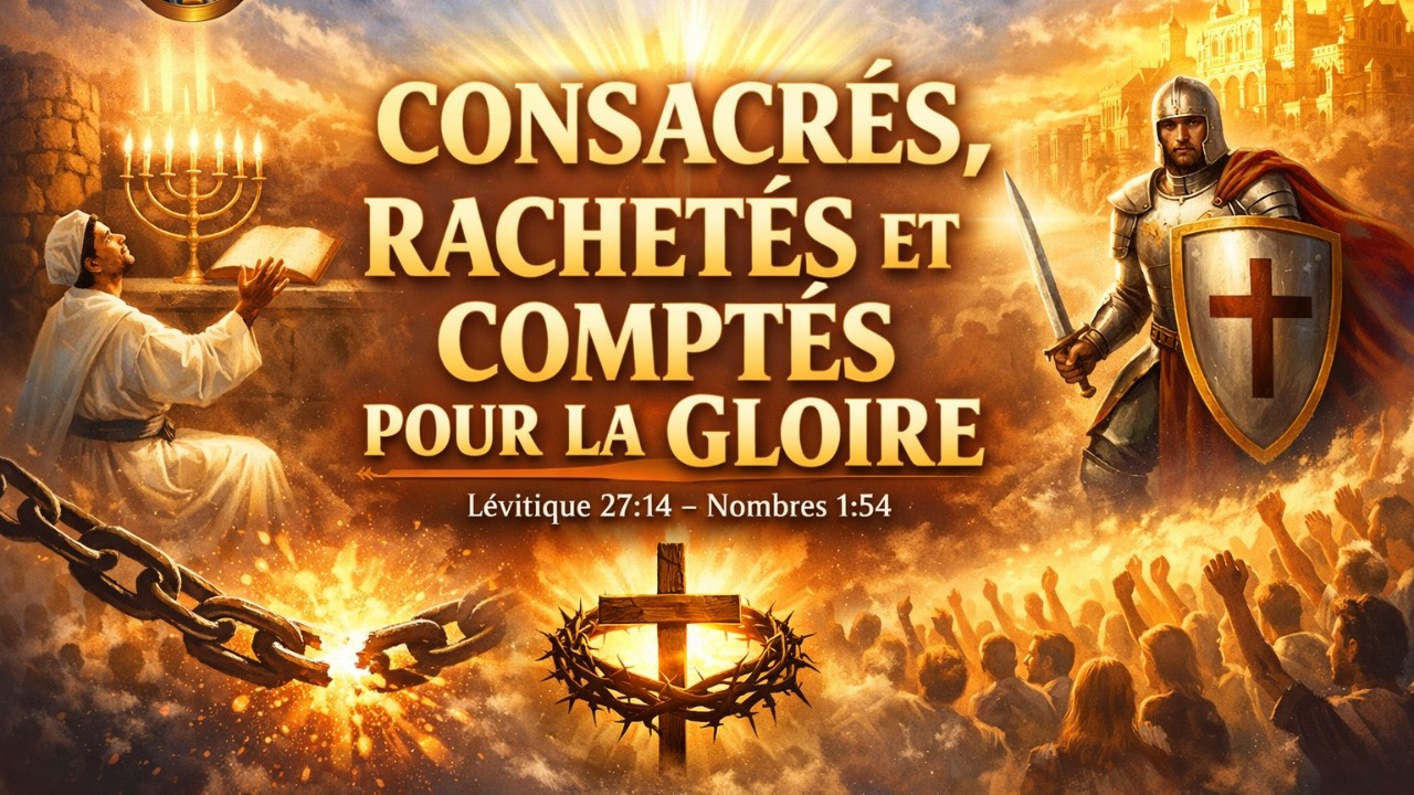 « CONSACRÉS, RACHETÉS ET COMPTÉS POUR LA GLOIRE »