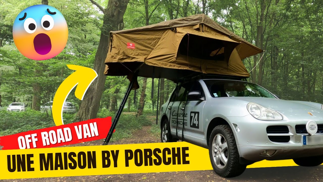 On installe notre tente de toit SwissKings 160 😱 - Porsche Cayenne Van/Offroad - Ep5