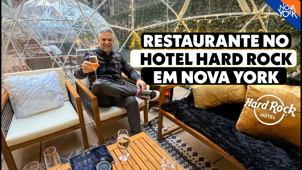 Restaurante com MÚSICA AO VIVO no HOTEL HARD ROCK em Nova York