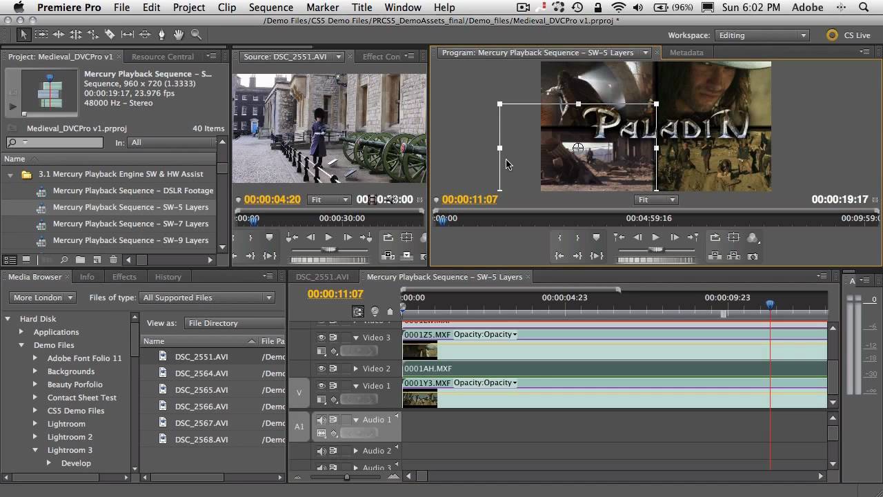 My Top 5 Favorite Features of Production Premium CS5