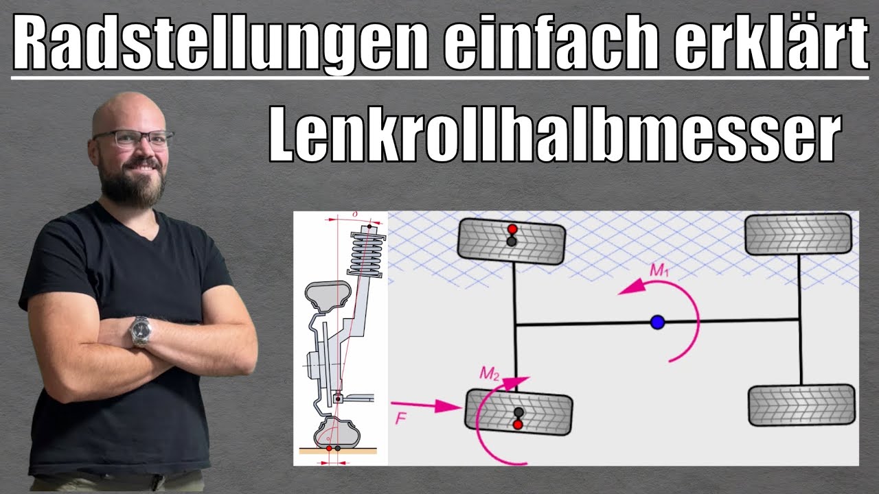 Lenkrollhalbmesser: Warum dein Auto geradeaus fährt