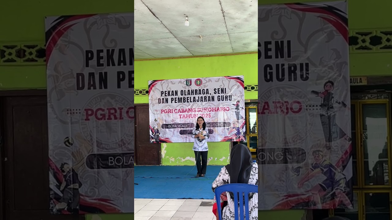 Porsenijar PGRI cabang Sukoharjo th 2025. Solo Song Lagu Lampung (Bu Enjel)