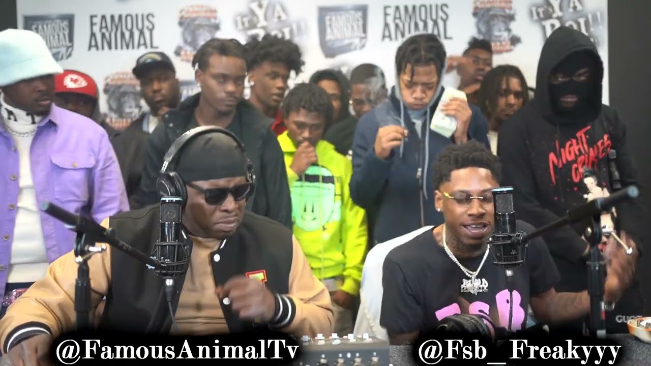 South Memphis Rapper Fsb Larry Stops by Drops Hot Freestyle on Famous Animal Tv