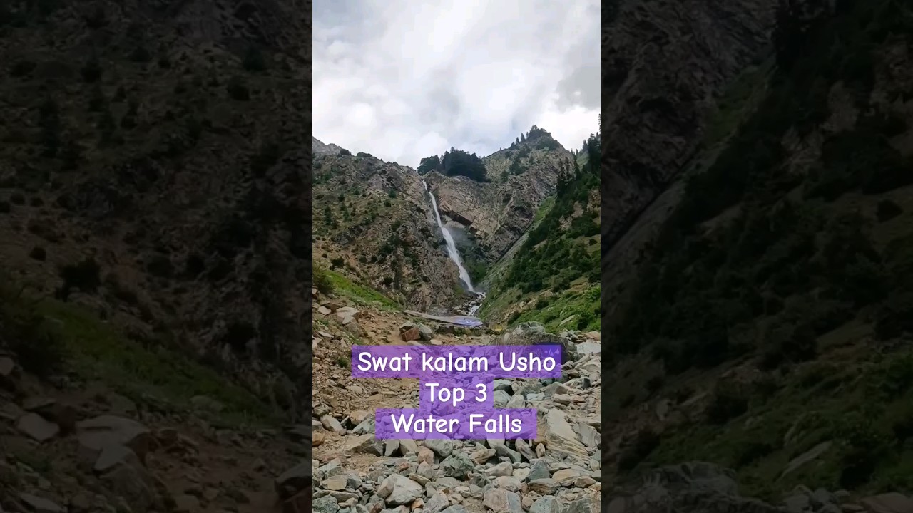 Swat Top 3 Water falls in usho valley  #shorts #viral #waterfalls #swat #kalam
