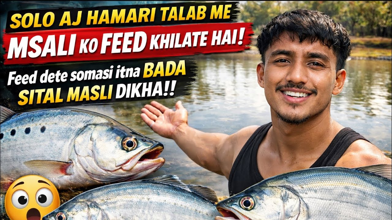 “Aaj hamari talab me fish ko feed dia !!😵🐠full vlog