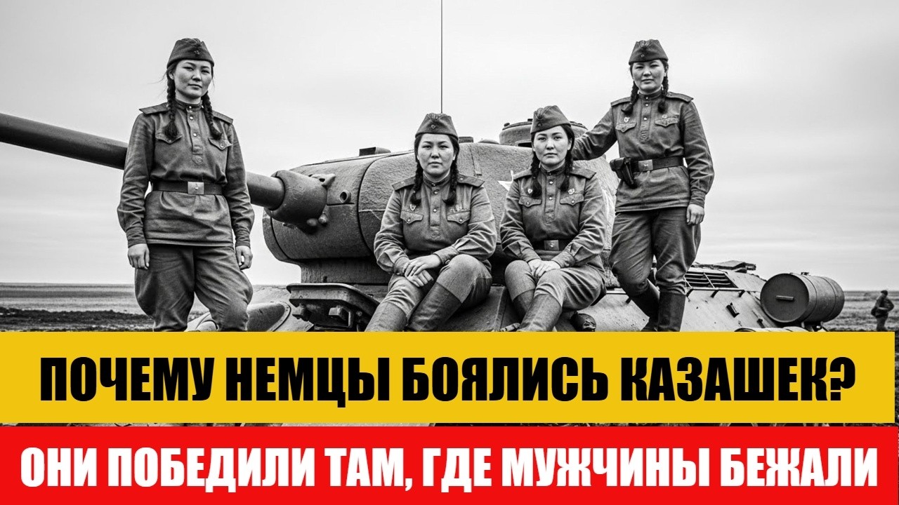 4 КАЗАШКИ НА ТАНКЕ ПРОТИВ АРМИИ ГЕРМАНИИ - Реальность, ставшая ЛЕГЕНДОЙ ВСЕГО СССР