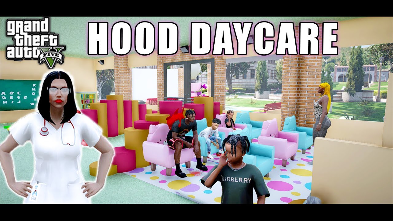 GTA5 RP HOOD MOM| CHECK OUT HOOD DAYCARE| BLUE PRINT ROLEPLAY