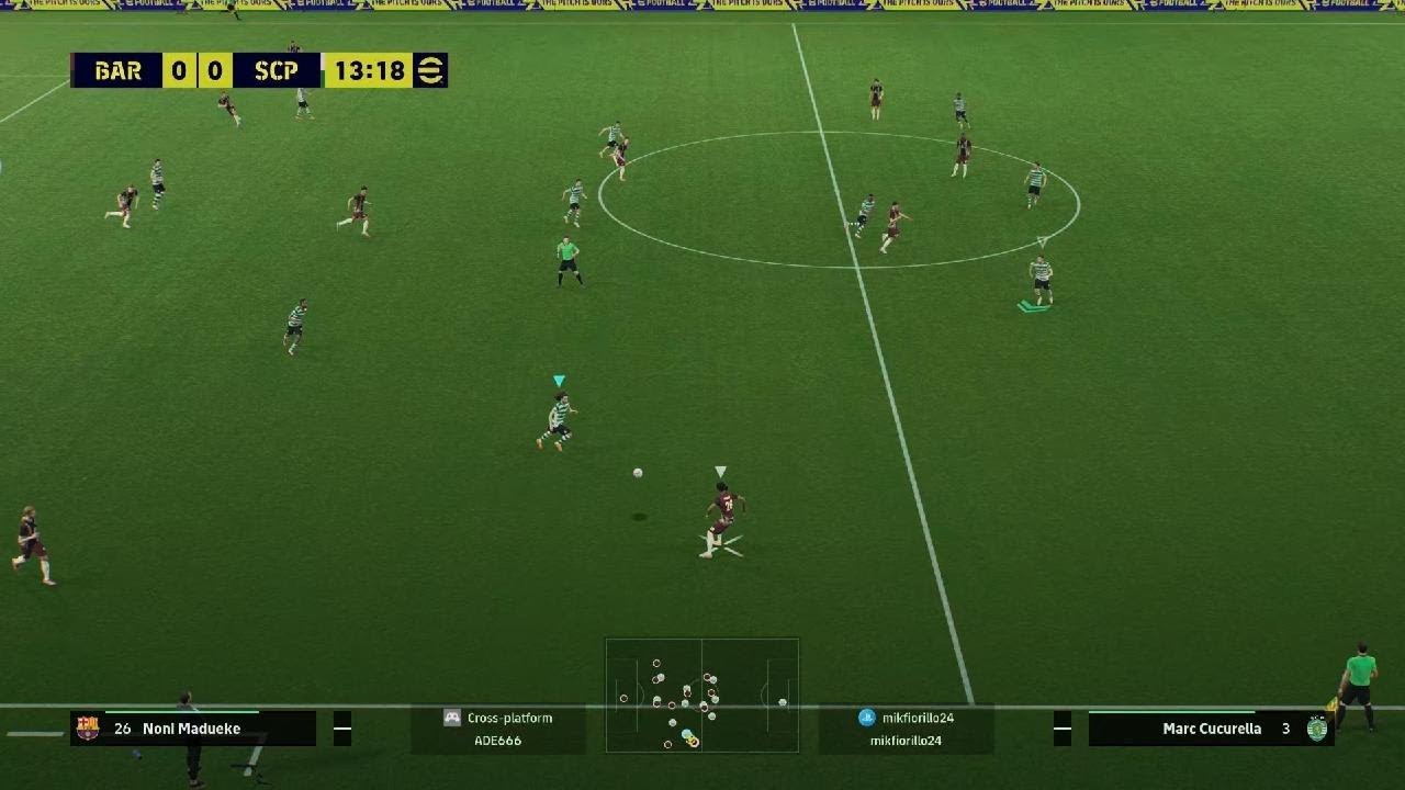 Barcellona vs Sporting Lisbona Serie B