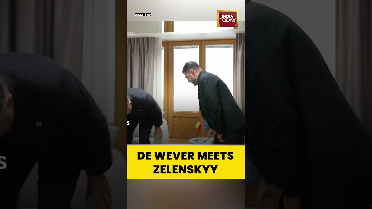 Belgian PM De Wever meets Zelenskyy in Brussels for diplomatic talks