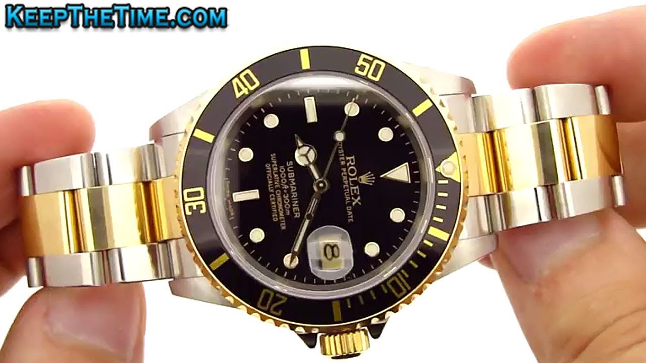 Rolex Submariner 18K Gold/Steel Two-Tone 16613-BKSO SUB