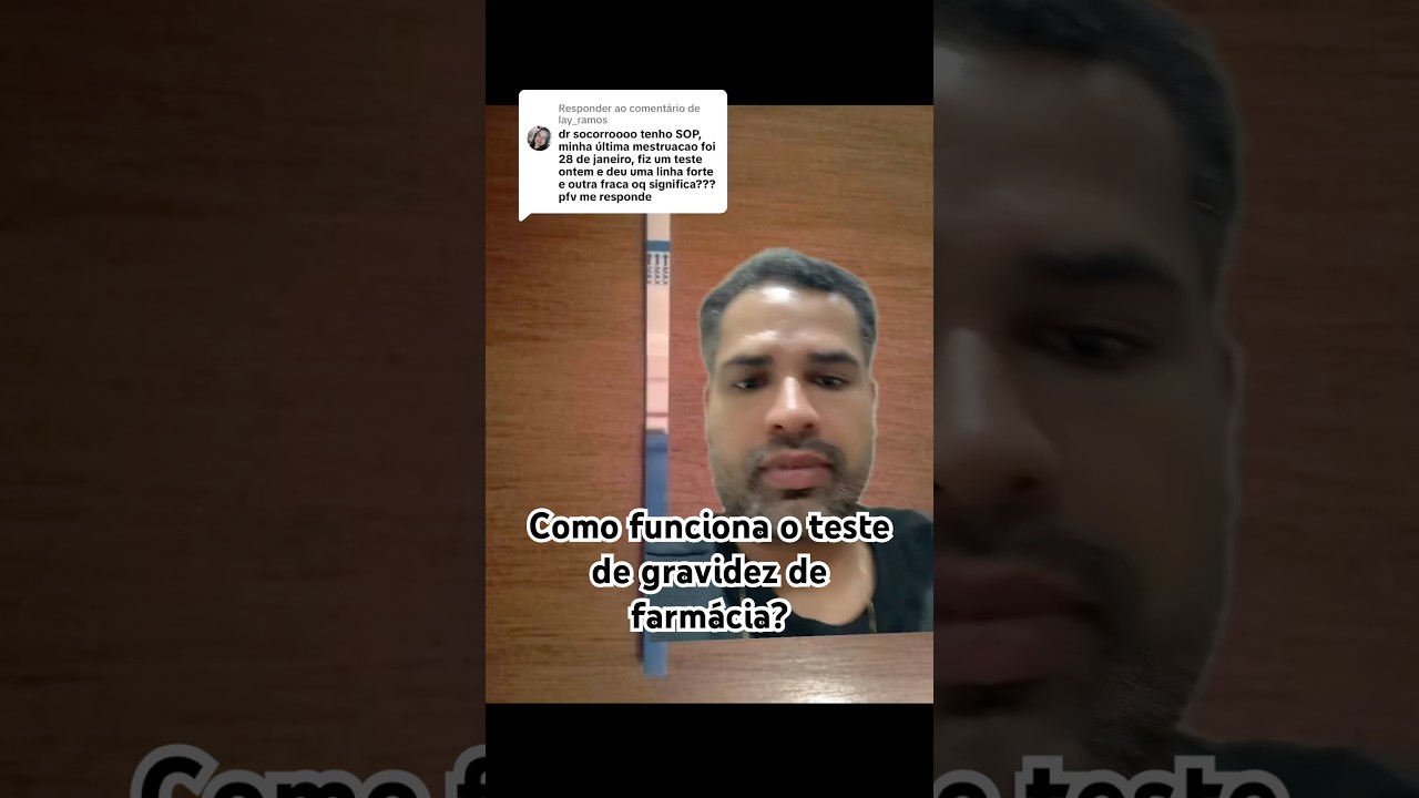 Como funciona o teste de gravidez de farm&aacute;cia? #drfranciscodeassisjr #testedegravidez