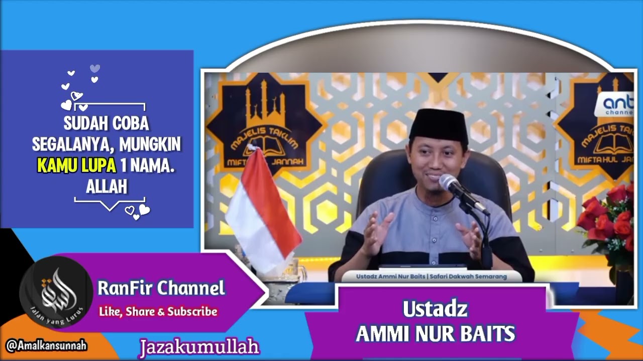 Sudah coba segalanya, Hanya Allah solusinya, Ustadz Ammi nur baits || @Amalkansunnah 