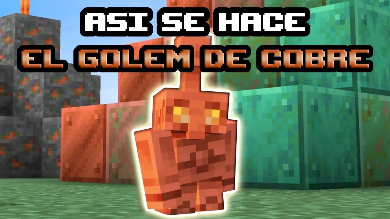 CÓMO HACER el GOLEM DE COBRE en Minecraft (Tutorial Completo)