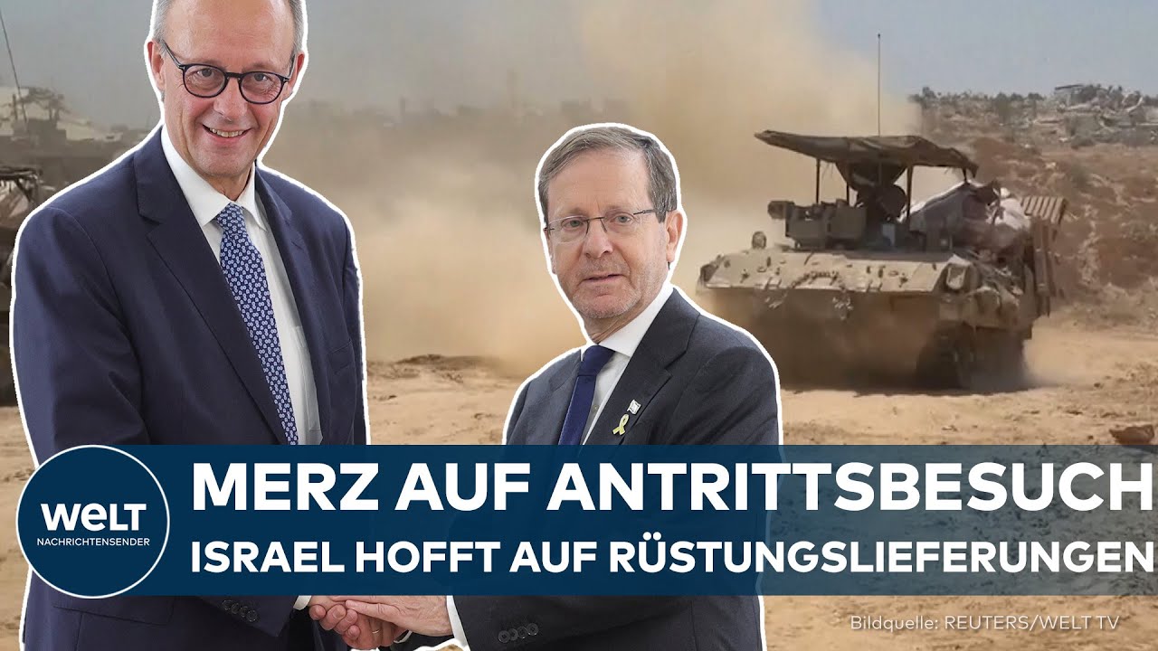 JERUSALEM: Merz auf Antrittsbesuch &ndash; Israel hofft auf R&uuml;stungslieferungen aus Deutschland
