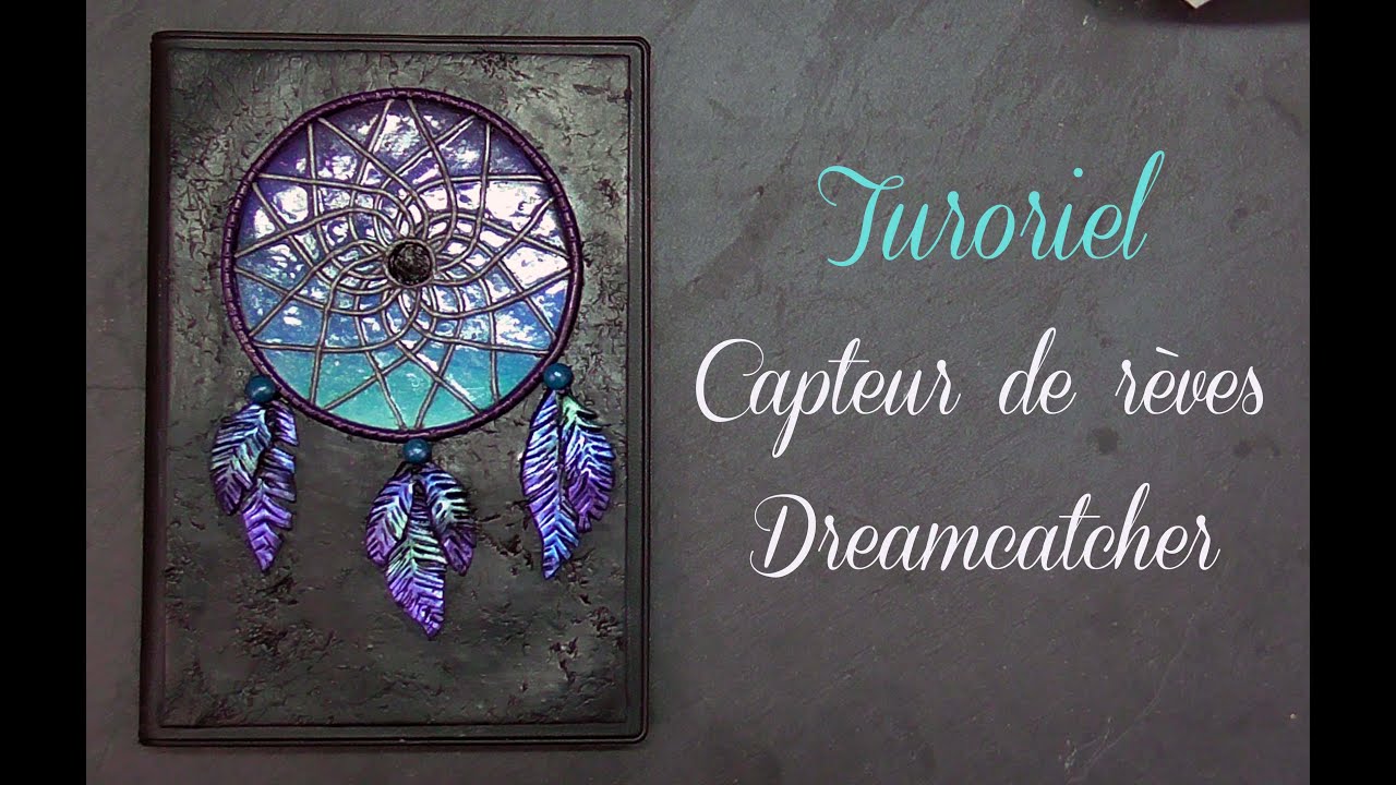 Tuto fimo/polymère capteur de rêves - Dreamcatcher polymer clay