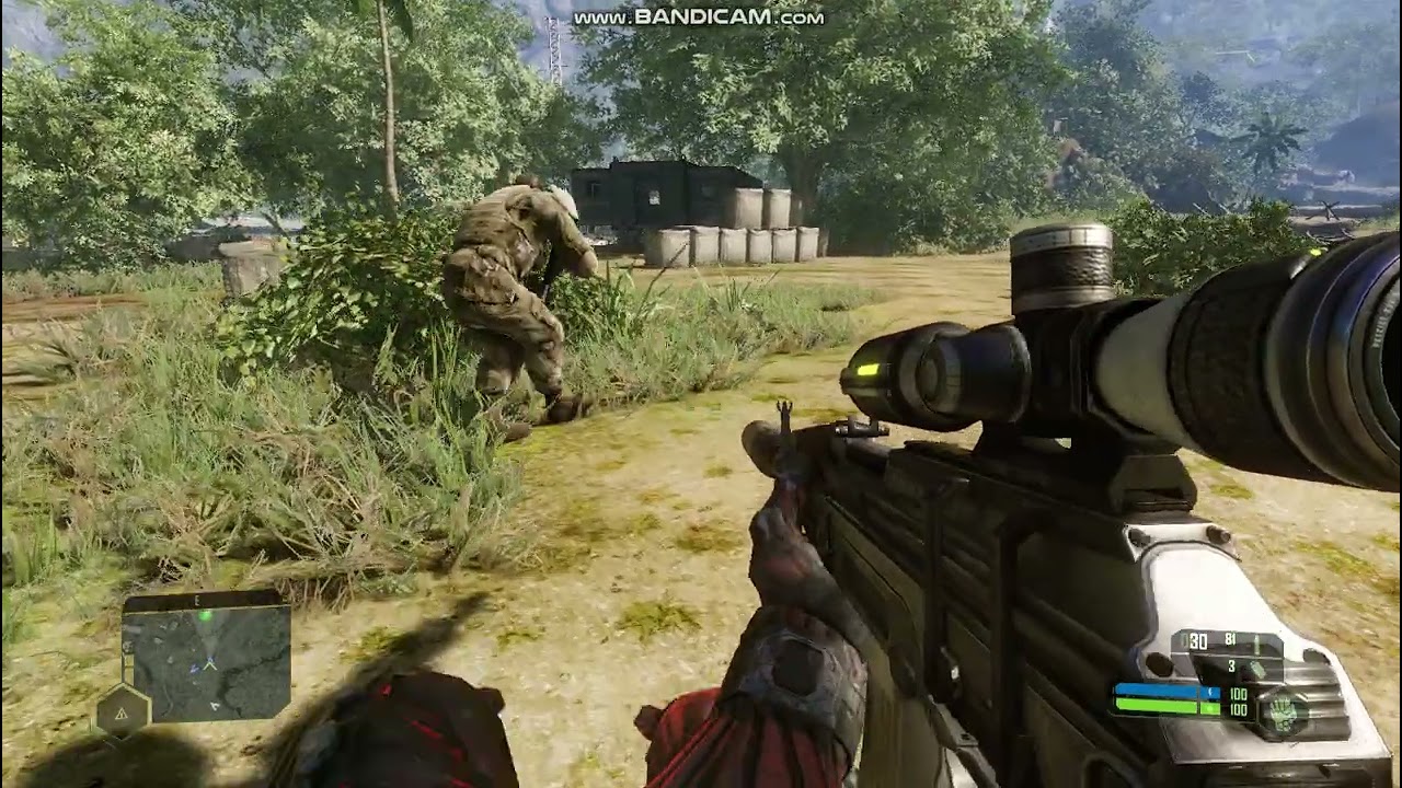 Playing crysis for the first time